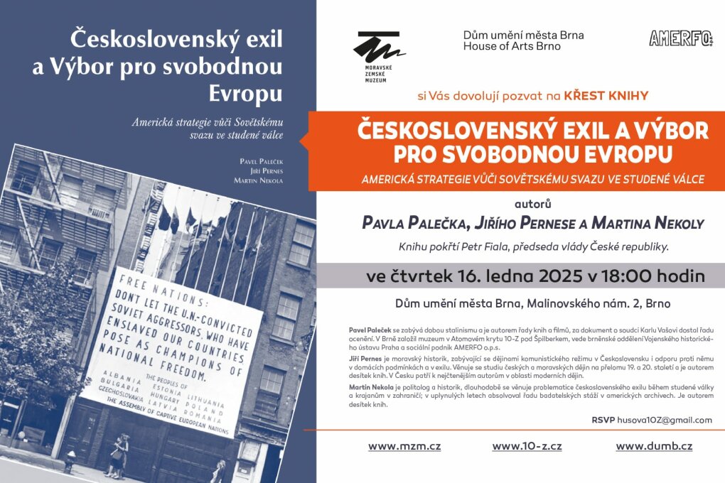 Československý exil a&nbsp;výbor pro svobodnou Evropu. Americká strategie vůči SSSR ve studené válce